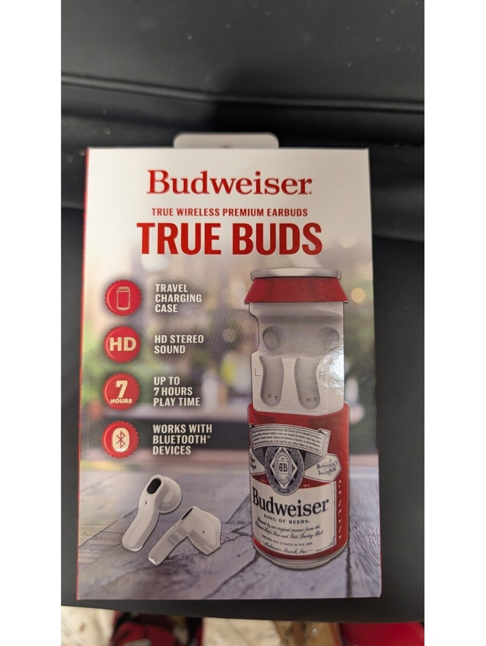 Budweiser True Buds True Wireless Premium Earbuds with Can-7